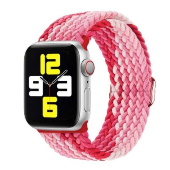 Apple Accessories - NEW Adjustable Braided Solo Loop For Apple Watch - REDM